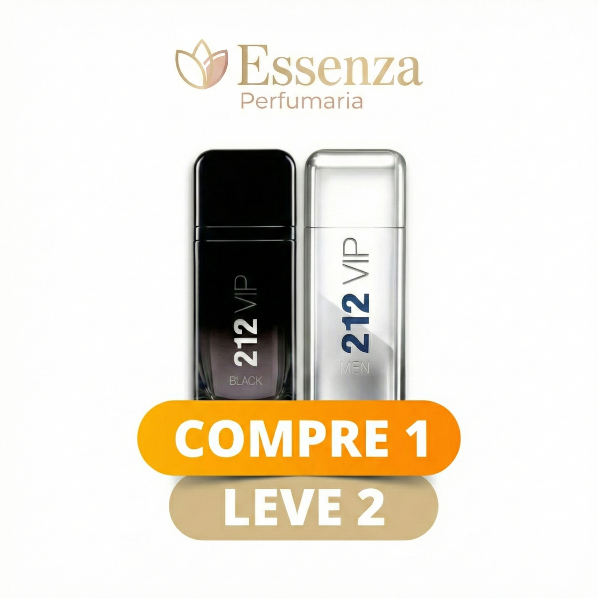 Kit 2 Perfumes Masculinos Importados (100ml cada) - 212 VIP men e 212 VIP Black [ PROMOÇÃO POR TEMPO LIMITADO]